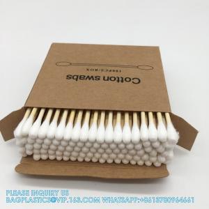 Buy cheap Double Head Cotton Swab Stick Wooden Cotton Swab From China Disposable Cotton Bud Customized Daily Use product