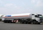 Buy cheap 52600L LNG Tank Truck Trailer Tri Axles For Liquid Natural Gas Transport from wholesalers