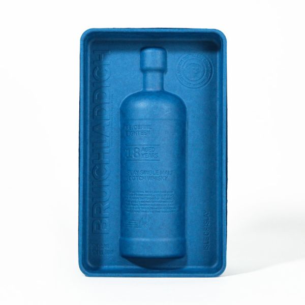 Quality Custom Printed Eco-Friendly Biodegradable Recycled Molded Pulp Tray Dry Pressing Storage Box Food Container for sale