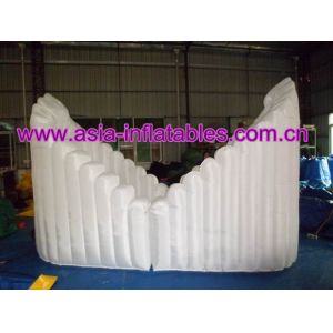 Buy cheap Inflatable Ingot shape Exhibition Clamshell building dome from wholesalers