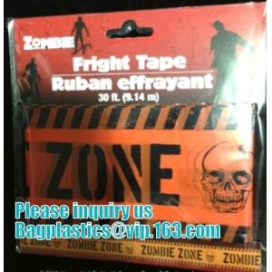 Rolls Halloween Caution Party Tape,Party halloween banner , plastic streamer