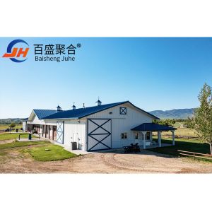 Steel Structure for Agricultural Farm Shed Warehouse Fabric Metal Frame