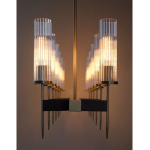 Buy cheap ALOUETTE Contemporary Brass Copper Adjustable Height E12 Base ChanDELIER from wholesalers