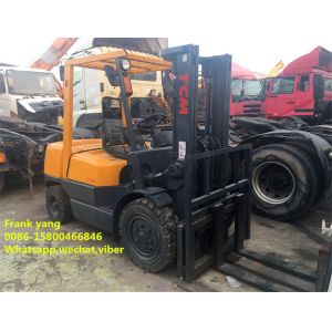 Buy cheap 3 T Reconditioned Forklift Trucks Diesel Fuel Type 3000 Kg Rated Loading Capacity from wholesalers