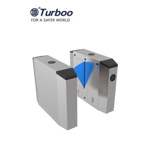 SUS304 PC Arm Pedestrian Flap Barrier Gate Access Control Security Systems for