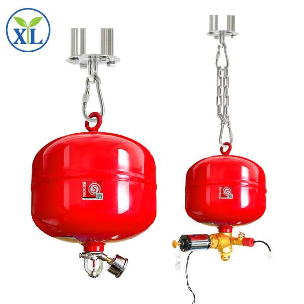 Quality 8kg Suspended Automatic Ceiling Mounted FM200 Hanging Type Fire Extinguisher On Wall for sale
