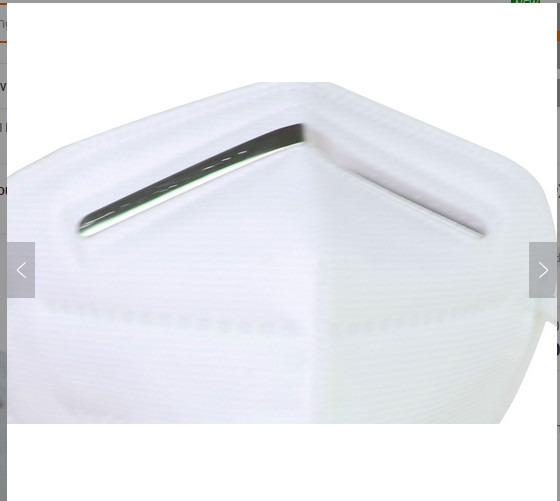 Buy cheap Melt Blown Fabric 4 Layer BFE 99% Kn95 Earloop Mask from wholesalers