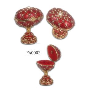 Buy cheap Faberge Egg Decorative Box Pewter Faberge Egg Decorative Box from wholesalers