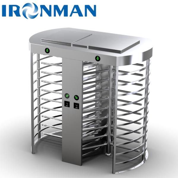 Security Full Height Turnstile Gate 30 Persons / Minute Transit Speed For