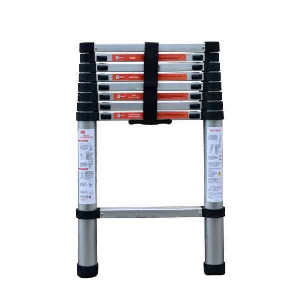 Quality Non Insulated 2.9m 1.3mm Aluminium Telescopic Ladder for sale