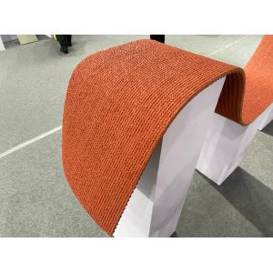Buy cheap Odorless Rubber Orange Prefabricated Running Track from wholesalers