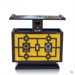 Buy cheap Community Classification Dual Compartment Trash Can Dual Trash And Recycling Bin from wholesalers