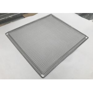 Polishing Stainless Steel Wire Mesh Tray 2.0mm Diameter