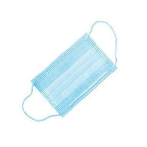 Fluid Resistant Foldable Face Mask , Non Irritating 3 Ply Non Woven Fabric Mask