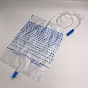 Buy cheap Transparent Urine Drainage Bag 2000ml With Push Pull Valve from wholesalers
