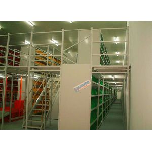 Buy cheap Q235B Multi Tier Powder Coated Warehouse Racking Shelving Mezzanine from wholesalers