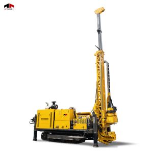 Buy cheap 2000M Depth Crawler Mounted Fully Hydraulic Mining Core Drilling Rig For Geological Quarry Exploration from wholesalers