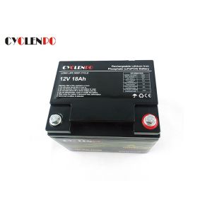 High Capacity Lithium Iron Phosphate Battery 12v 18ah 8.0 Hours Charging Time