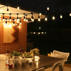 Buy cheap Wedding Garden Party Connectable Festoon Globe Garland With Lamp Luminous from wholesalers