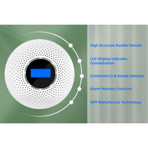 Buy cheap Portable Fire Co Alarm Battery Operated Smoke And Carbon Monoxide Detector For Home And Kitchen from wholesalers