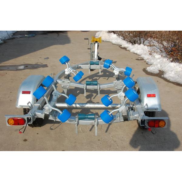 Quality Professional Single Jetski Folding Boat Trailer With ST175/80R13X2 Tire for sale