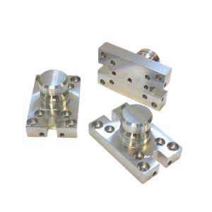 Aluminum Mechanical Block CNC Machining Service Metal Component Making