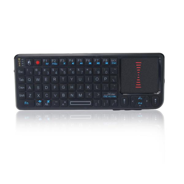 Buy cheap RF Wireless Keyboard Laser Pointer , Computer Wireless Keyboard With Keypad from wholesalers