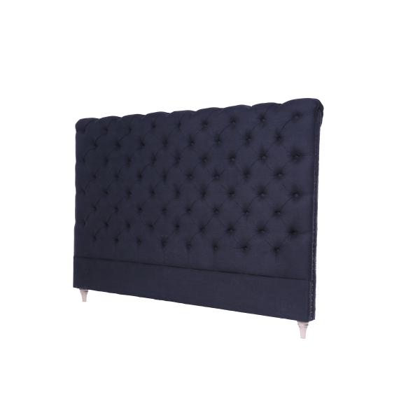 Quality French country style wooden frame headboard, button tufted upholstery headboard,french style bed for sale