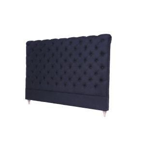 Buy cheap French country style wooden frame headboard, button tufted upholstery headboard,french style bed from wholesalers