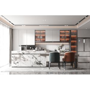 Modular Kitchen Cabinet with Drawer Sink for Modern Homes