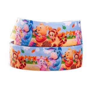 Custom printed Lovely girl pattern gift grosgrain african ribbon 3 inch