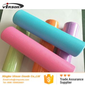 Buy cheap 90cm high density eva foam roller with dot design rounded edges from wholesalers