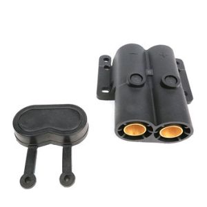 China OEM Standard Tractor Trailer Electrical Plug Brass 2 Pin Trailer Wiring Connector on sale