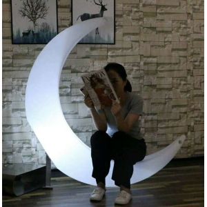 Buy cheap Glow Led Moon Chair with Rechargeable Lithium Battery product