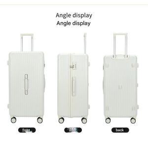 9010 New Candy-Colored Aluminum Alloy Trolley Suitcase, 30-inch Large Capacity,