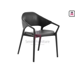 Buy cheap H81cm Ash Wood Restaurant Chairs Artisanal Fabrication With Armrests from wholesalers