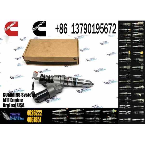 For Cummins IsM11 QSM11 Engine Fuel Injectors Part Numbers: 3406604 3064881 4026222 3411752 3084589 Fuel Nozzles Fuel Injectors