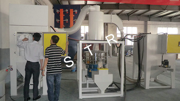Mold Surface Automatic Plate Blasting Machine / Glass Bead Blasting Cabinet