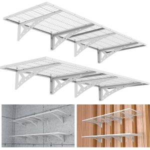 Buy cheap 2x6ft Grid Shelving Steel Storage Support Rack for Painting Powder Coat Galvanized from wholesalers