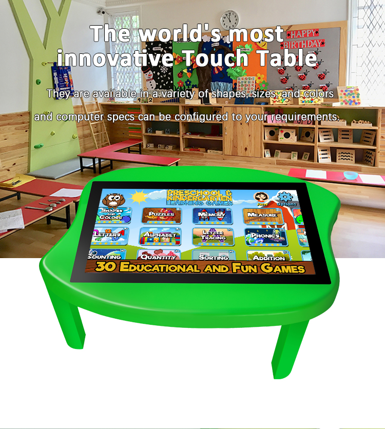 32inch Smart Touch Table interactive 4K for Children's Learning Games