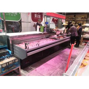 Buy cheap Stainless Steel Meat Fish Display Freezer Counter 580W Single Temperature from wholesalers
