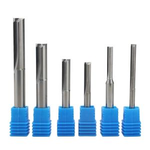 Buy cheap Two Flutes Straight groove Milling Cutter Carving Machine Cnc Router Bit for Wood Cnc Straight Engraving End Mill from wholesalers