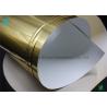Buy cheap Shiny Glossy Gold Transfer Aluminium Foil Paper With Environmental Materials In 65gsm from wholesalers