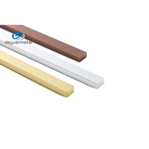 Buy cheap ODM matt silver Aluminium Flat Bar Alu6063 T5 Extruded Rectangular from wholesalers