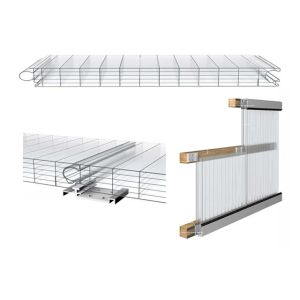 40mm 25mm 16mm Triple Wall Polycarbonate Panels Sheet