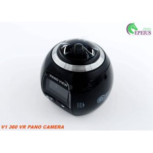 Buy cheap Panoramic Hd Sports Camera With Waterproof Case , V1 360 Fisheye WIFi Cycle Helmet Camera from wholesalers