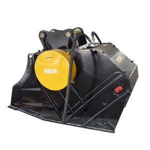 Rock Crush Excavator Attachments Concrete Crusher Bucket 20 Ton