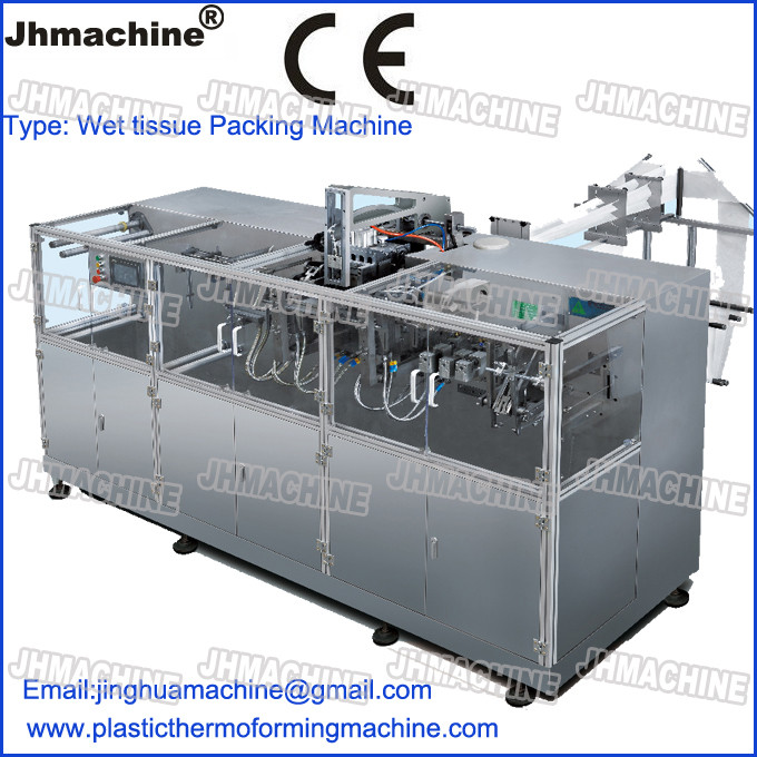 Buy cheap facial Mask automatic folding and packaging machine/automatic wet wipe packing product