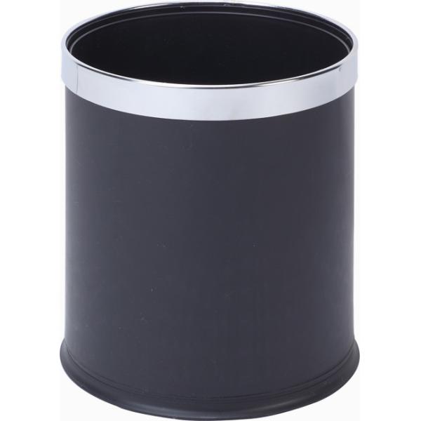 Buy cheap Black Hotel Bedroom Double Layer Plastic Waste Dustbin from wholesalers