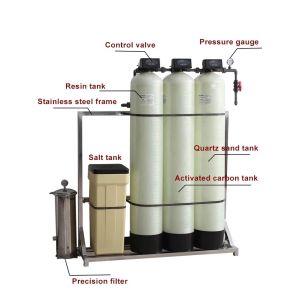 Runxin Water Softening Equipment With ISO9001 ISO14001 Certification
